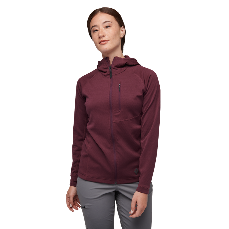Black Diamond Women's Coefficient Hoodie Blackberry-4